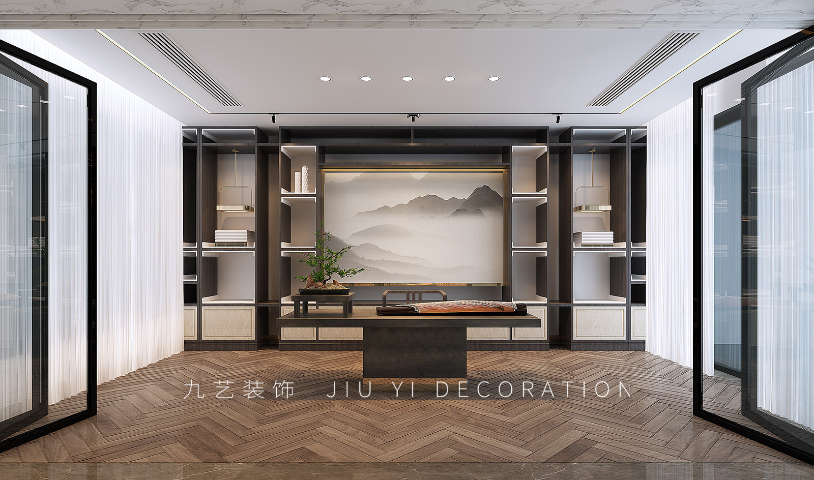 負(fù)一層古箏室