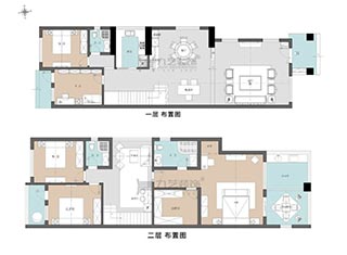 金碧御水山莊-279㎡美式復(fù)古別墅